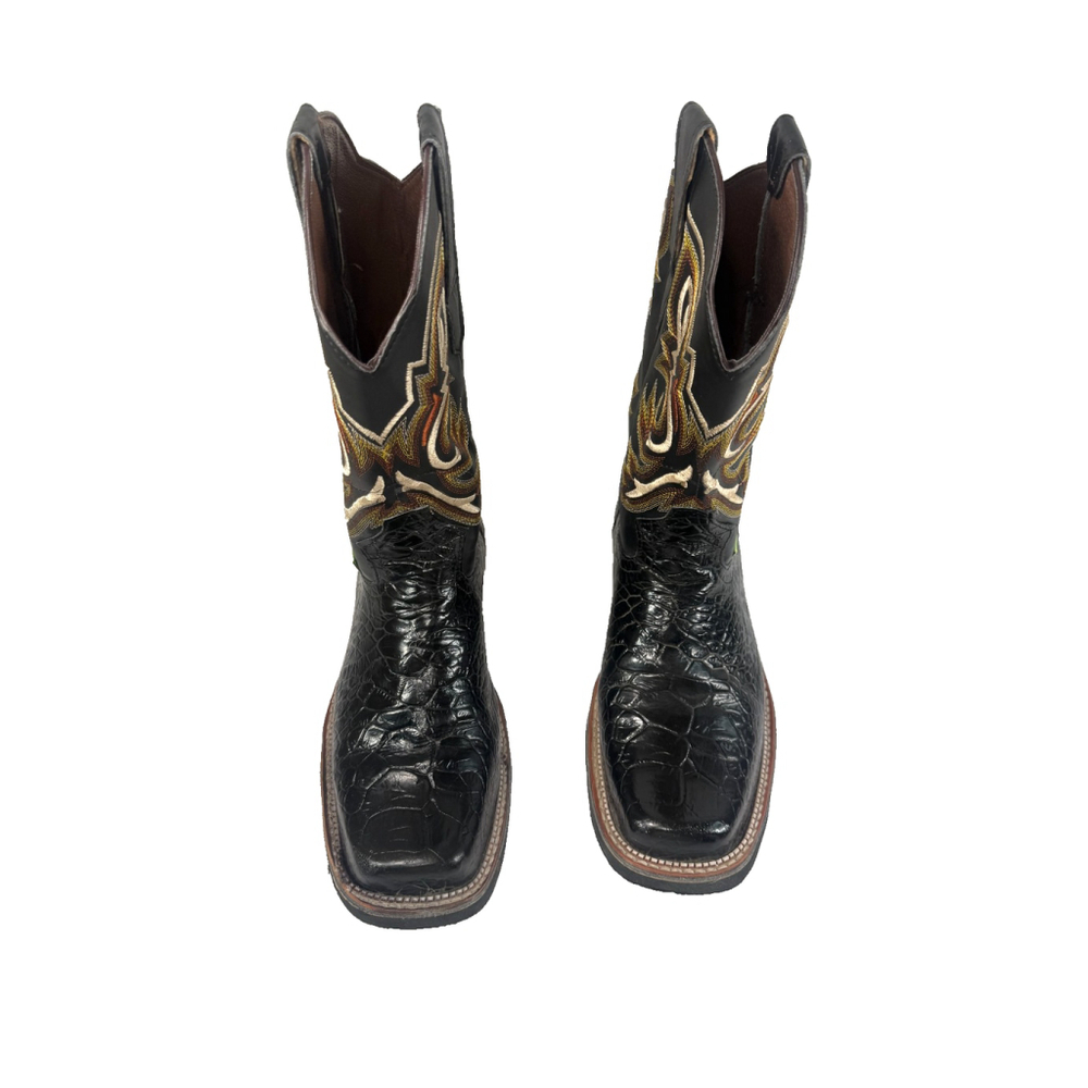 Cheyenne Crocodile Western cowboy boots Black size 10